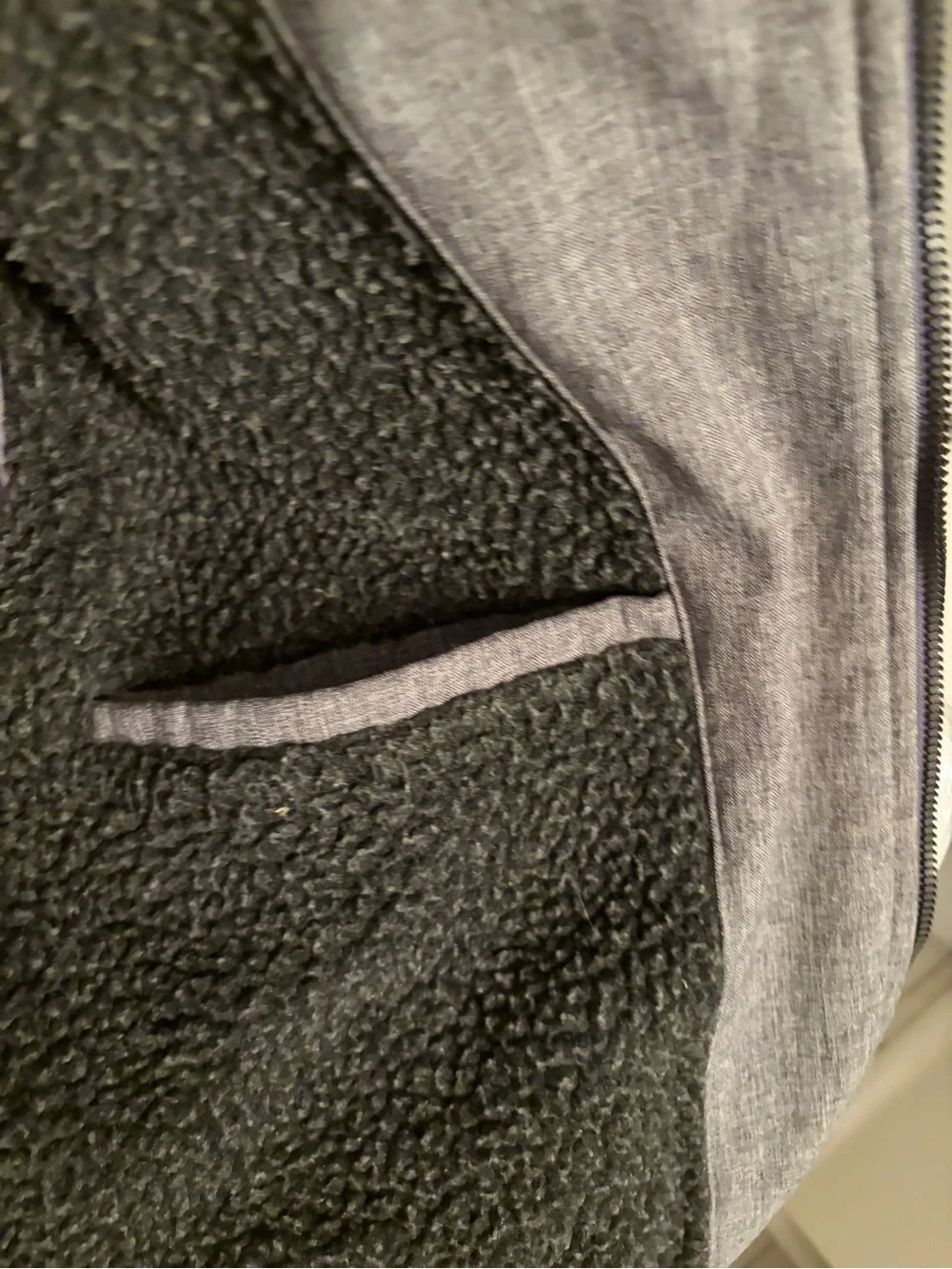 Levi's Gray Sherpa-Lined Hoodie Jacket